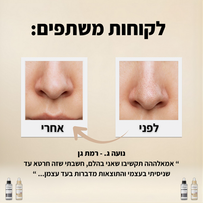 ™PEEL-SHOT - מארז הסרת השחורים המהפכני של ד"ר מלקסין