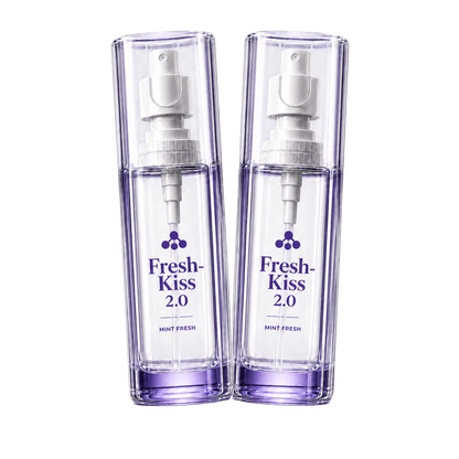 ™FRESH-KISS 2.0 - ספריי נגד ריח רע מהפה לרעננות 24/7